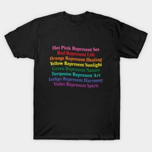 Meaning Of Rainbow Colors T-Shirt